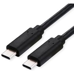 VALUE USB4 Gen2x2 Kabel, C?C, ST/ST, 20Gbit/s, 100W, schw (11.99.9083)