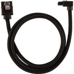 Premium Sleeved SATA 6Gb/s Kabel 0.6m schwarz (CC-8900282)