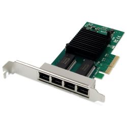 Adap Digitus RJ45 4-port Intel1350 Server NIC (DN-10114)