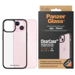 Clear Case D3O Black Edition für Apple iPhone 15 (1176)