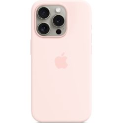 Silikon Case mit MagSafe hellrosa für iPhone 15 Pro (MT1F3ZM/A)