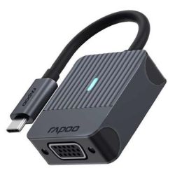 Rapoo USB-C Adapter, USB-C auf VGA grau (11405)