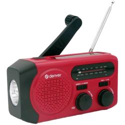 SCR-2010 Kurbelradio rot/schwarz (SCR-2010)