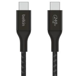 BoostCharge Kabel USB-C zu USB-C 240W 2m schwarz (CAB015BT2MBK)