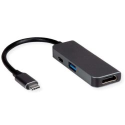 VALUE Display Adapter USB Typ C - HDMI + USB 3.2 Gen 1 A  (12.99.1141)
