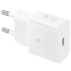 25W USB-C Schnellladegerät weiß mit USB-C Kabel (EP-T2510XWEGEU)