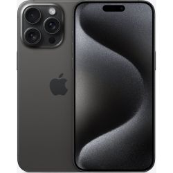 iPhone 15 Pro Max 1TB Mobiltelefon titan schwarz (MU7G3ZD/A)