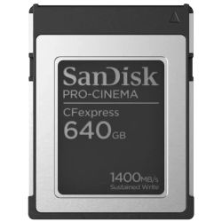 PRO-CINEMA CFexpress Type B 640GB Speicherkarte (SDCFEC-640G-GN4NN)
