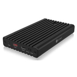 Geh. IcyBox mit Klonfunktion für M.2 NVMe SSDs USB3. (IB-2817MCL-C31)