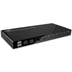 KVM Switch HDMI 4K60, USB 3.0 + Audio, 4 Port (39313)