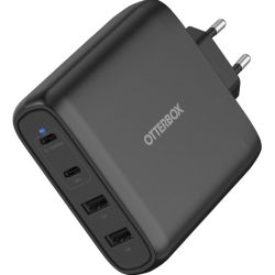 OtterBox Standard EU Wall Charger 100W GaN 2X USB-C + 2X US (78-81343)