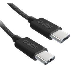 Kabel USB-C zu USB-C 60W 1.5m schwarz (TECABLETISSUETCCK)