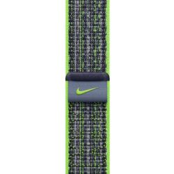 Nike Sport Loop bright green/blue für Apple Watch 41mm (MTL03ZM/A)