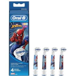 Oral-B Kids Spiderman Ersatzbürste 4er-Pack (014052)