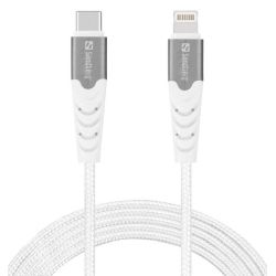 Kabel USB-C PD zu Lightning MFI 2m weiß (136-48)