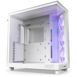 H6 Flow RGB White Gehäuse weiß mit Sichtfenster (CC-H61FW-R1)