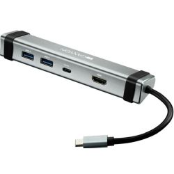 Canyon USB-4-in1 HUB USB-C > HDMI/2xUSB/USB-C  60W retai (CNS-TDS03DG)