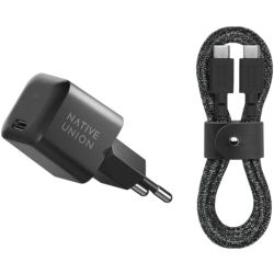 Native Union FAST GAN Ladegerät 30W USB-C auf US (FAST30-CC-BKCOS-EU)