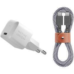 Native Union FAST GAN Ladegerät 30W USB-C auf US (FAST30-CC-WHZEB-EU)