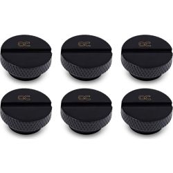 Eiszapfen Verschlussschraube G1/4 schwarz 6er-Pack (17622)