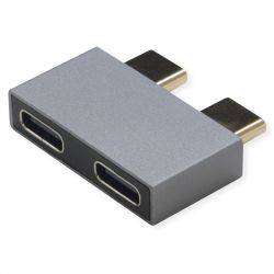 ROLINE USB 3.2 Gen 2 Adapter, 2x USB Typ C - 2x Typ C, ST (12.03.2945)