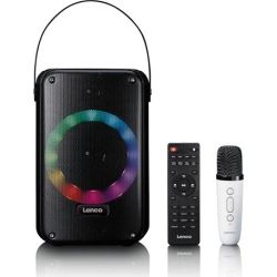 BTC-060 Portabler Lautsprecher schwarz mit Karaokefunktion (A005482)
