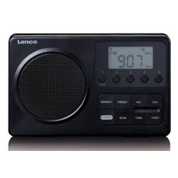 LENCO MPR-035BK Tragbares FM-Radio black (A005408)