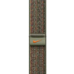 Nike Sport Loop sequoia/orange für Apple Watch 45mm (MTL63ZM/A)