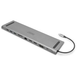 11-Port USB-C Dock grau (DA-70898)