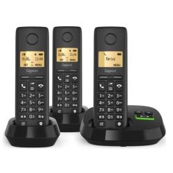 Pure 100A Trio DECT Schnurlostelefon schwarz (L36852-H3125-R111)