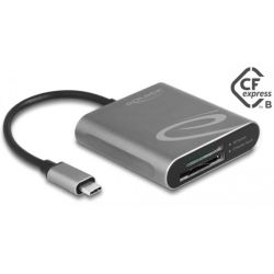 Multi-Slot-Cardreader USB-C 3.1 grau (91000)