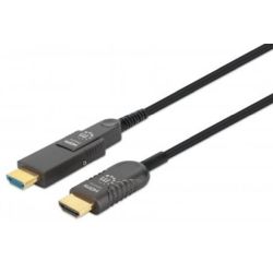 MANHATTAN LWL-Kabel HDMI-St. auf HDMI-/Micro-HDMI-St. 4K 50m (355537)