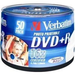 DVD+R 4.7GB 16x, 50er Spindel DVD Rohlinge (43512)