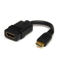 13cm High-Speed HDMI-Kabel - HDMI auf HDMI Mini - Bu/St (HDACFM5IN)