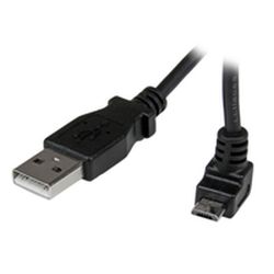 USB 2.0 A auf Micro USB B Kabel aufwärtsgewinkelt schwarz (USBAUB2MU)