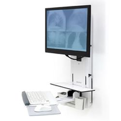 ERGOTRON StyleView Sit-Stand Vertical Lift Patient Room w (61-080-062)