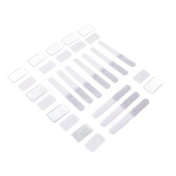 LABEL THE CABLE Mini Klettbinder 10er Set - white (LTC 2520)