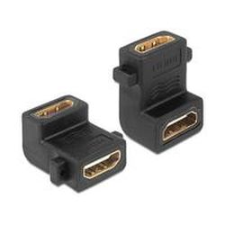Adapter HDMI-A Buchse zu HDMI-A Buchse 90 Grad gewinkelt (65510)