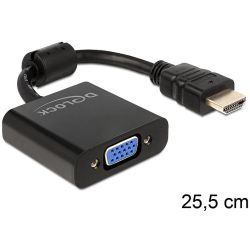 Delock HDMI/VGA Adapter schwarz (65512)
