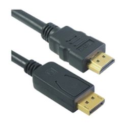 DisplayPort - HDMI Kabel, St/St, 5m, gold (7003463)