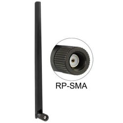 WLAN ac/a/b/g/n Antenne, RP-SMA 3-6dBi omnidirektional schwarz (88900)