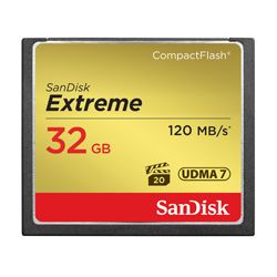 CompactFlash Card (CF) Extreme 32GB Speicherkarte (SDCFXSB-032G-G46)