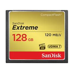 CompactFlash Card (CF) Extreme 128GB Speicherkarte (SDCFXSB-128G-G46)