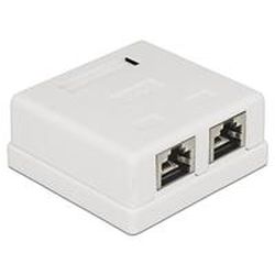Delock Netzwerk Anschlussdose 2 Port Cat.6 (86269)