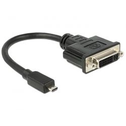 Adapterkabel HDMI Micro-D Stecker > DVI 24+5 Buchse, 20cm (65563)