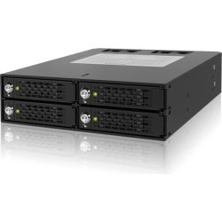 Backplane IcyDock 4x6,3cm SATAI-III/SAS in 1x5,25 HDD/SSD (MB994SK-1B)