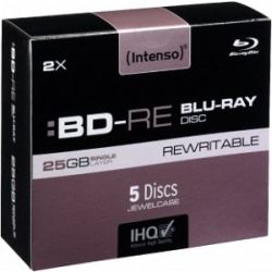 Intenso Blu Ray 25GB/2f Jewel Case 1x5 (5201215)