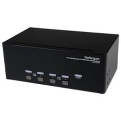 4 Port Dreifach Monitor DVI USB KVM Switch mit Audio (SV431TDVIUA)