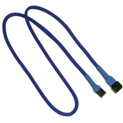3-Pin Verlängerung 60cm, sleeved blau (NX3PV60B)