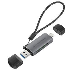 CONCEPTRONIC Card Reader USB-C/USB-A -> Micro SD/TF       sw (BIAN05G)